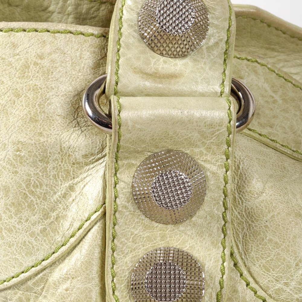Balenciaga Pistachio Agneau GSH Motorcycle City Bag - Picture 8 of 15